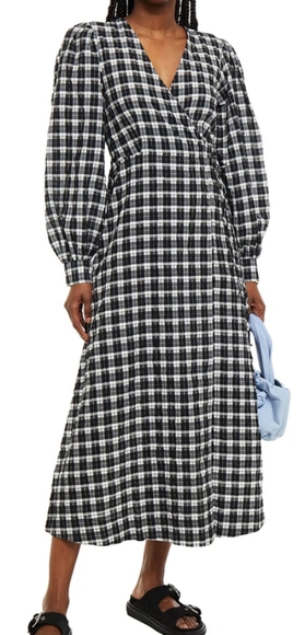 Ganni Checked Dress - Picture 2 of 11